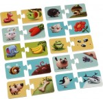 Puzzlika Puzzel - Wat Eten Dieren - 10x 2 stukjes