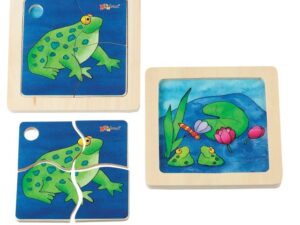 mini discovery puzzel - kikker