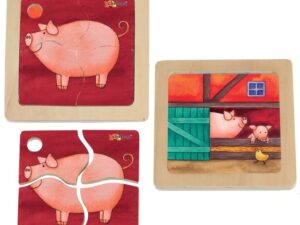 mini discovery puzzel - varken