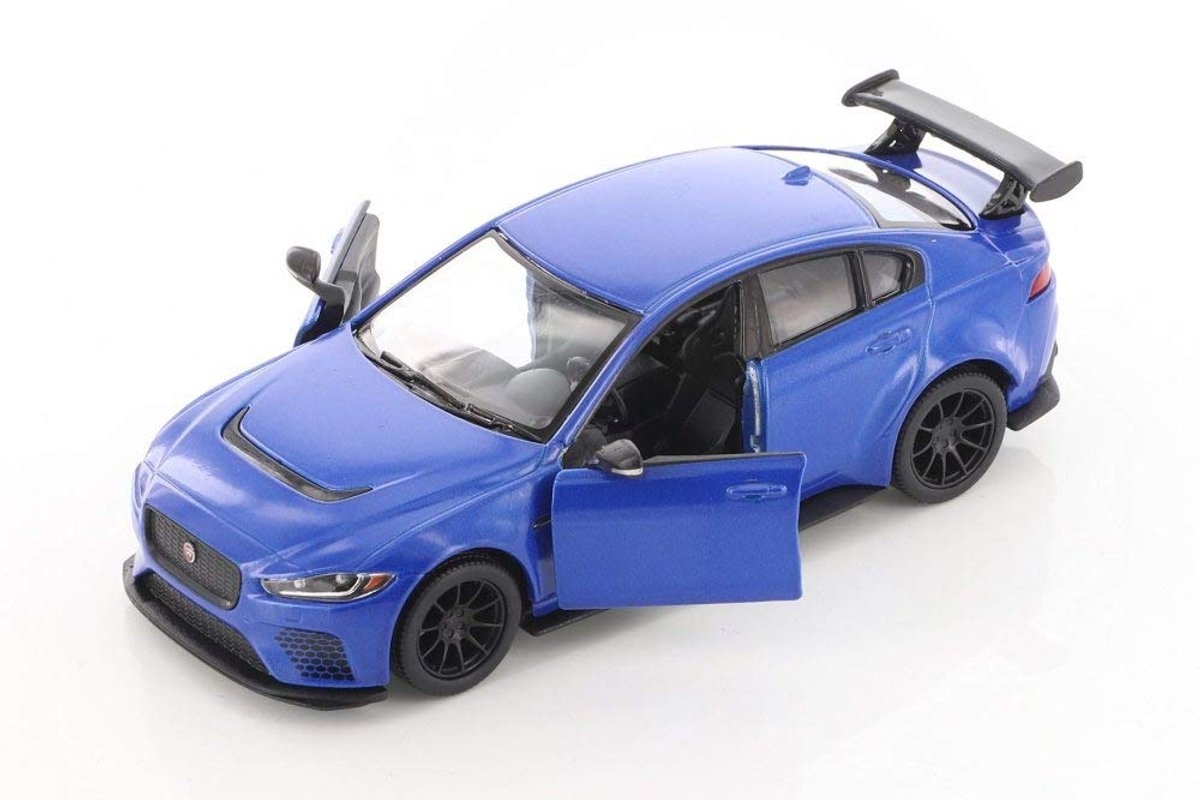 auto Jaguar XE SV 12 cm blauw