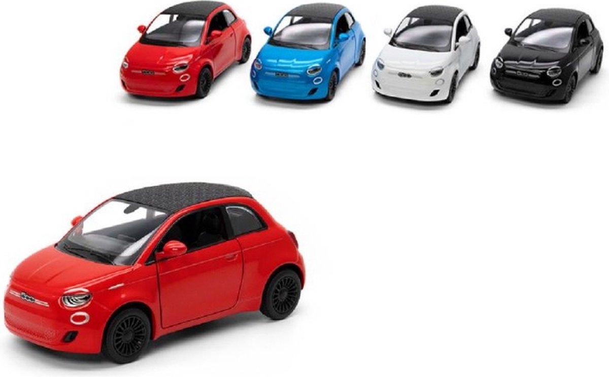 Fiat 550e Kinsmart 13 Cm 1:28 verkoop per stuk leverbaar in 4 kleuren