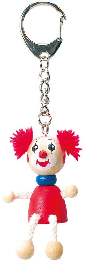 Sleutelhangers set van 7 houten figuren Sleutelhanger sleutel hanger sleutelaanhanger